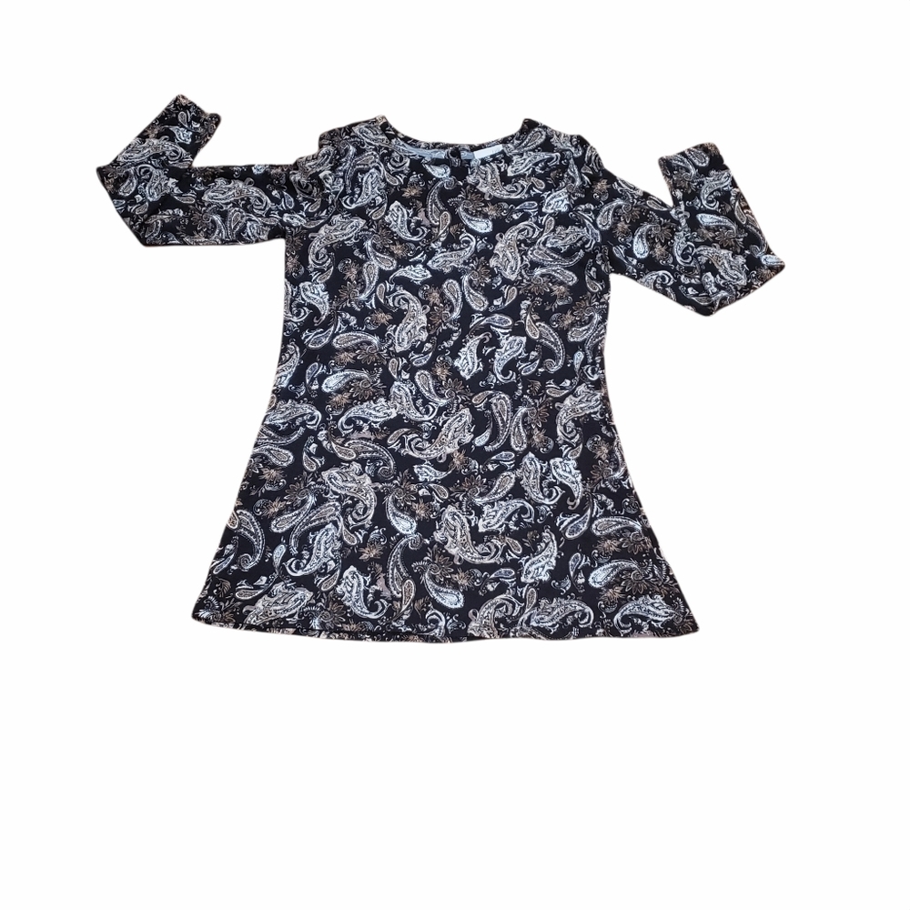 JJill  Paisley Long Sleeve Dress